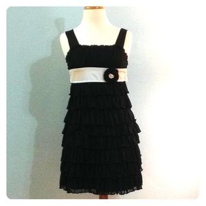 Cocktail dress black and white